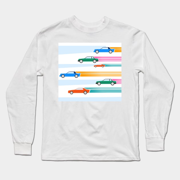 Rally cars Long Sleeve T-Shirt by mikath